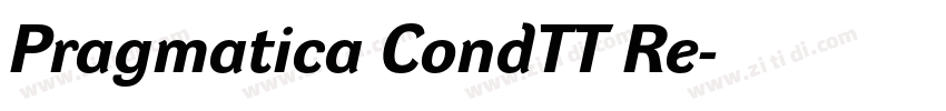 Pragmatica CondTT Re字体转换